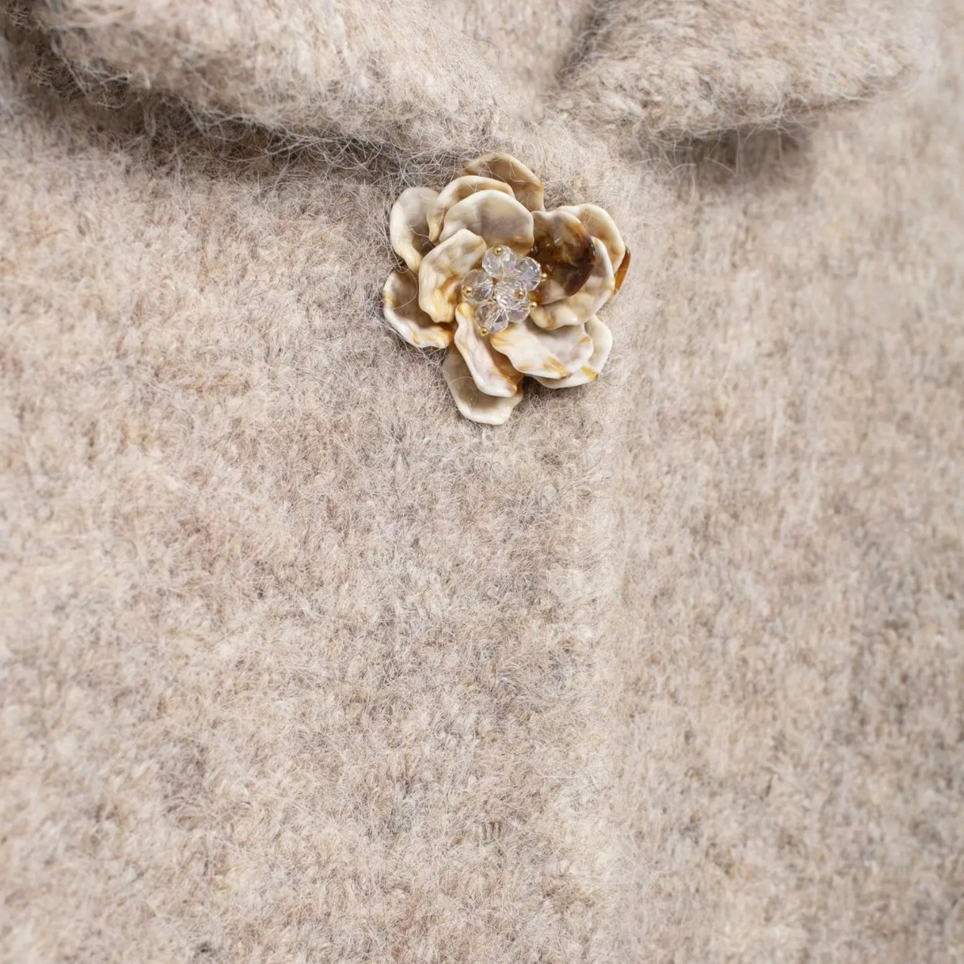 Women's Floral Button Cardigan - Sofia Maris